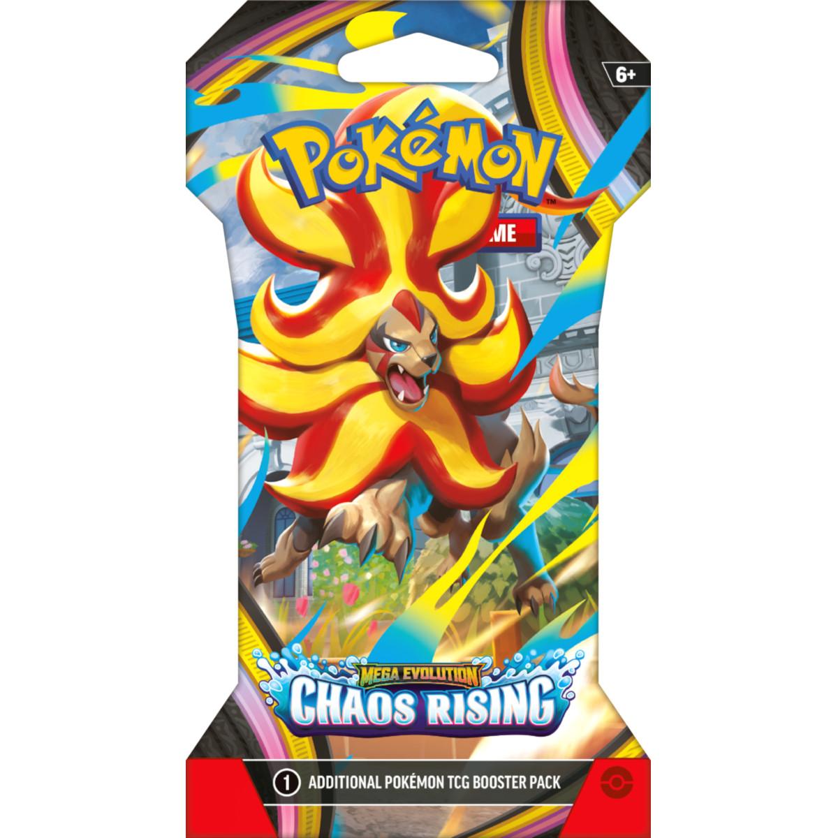 Pokemon TCG Chaos Rising Sleeved Booster 144ct (ME04) | Mad Al